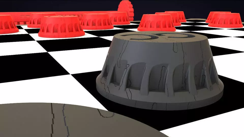 GC 3D Printable Checker Game 3D print model_0