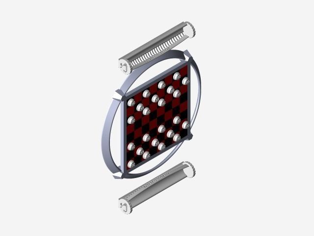 GC 3D Printable Checker Game 3D print model_4