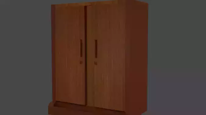 Low poly simple Wardrobe