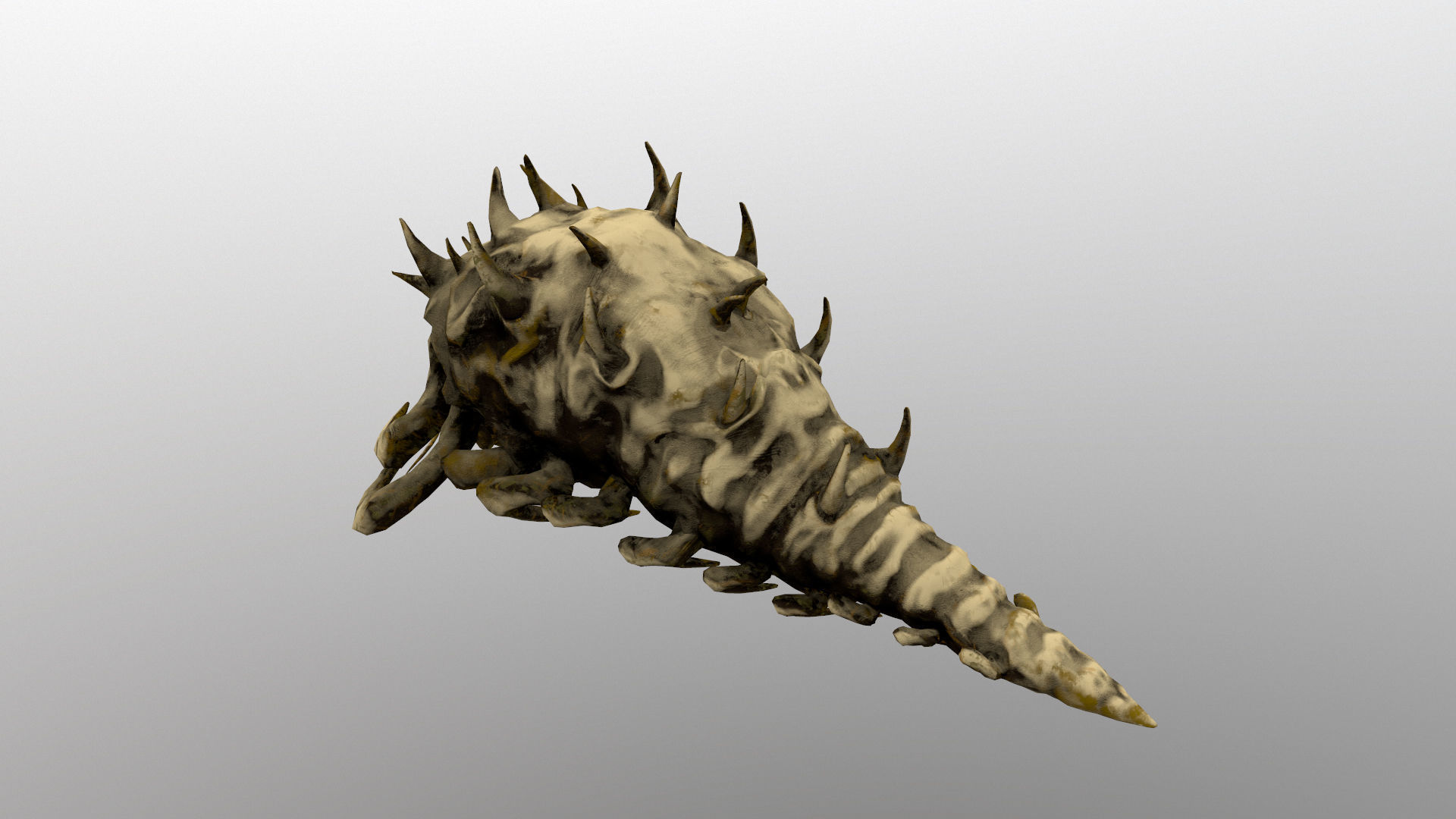 Monster Bug Multiped Low-poly 3D model_18