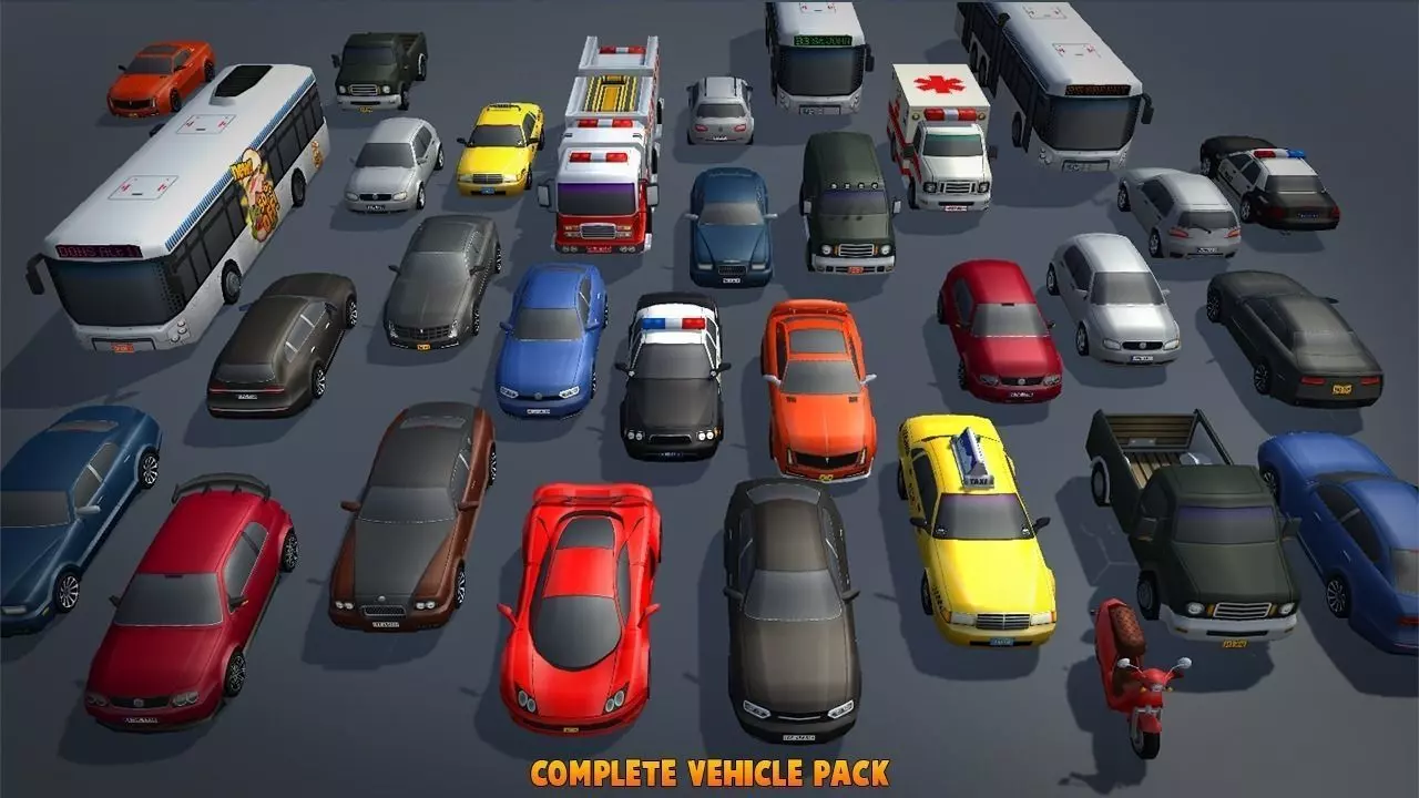 Complete Vehicle Pack V1 Low-poly 3D model