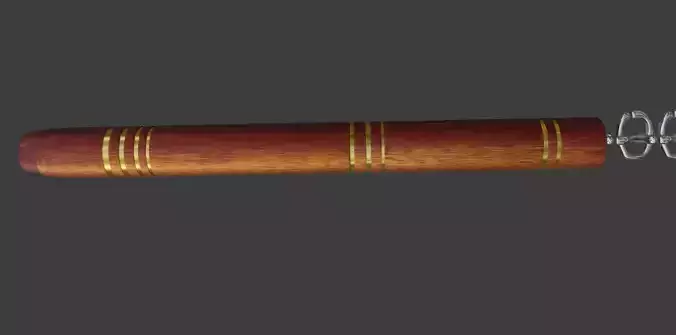 weapon wooden sword 3D model