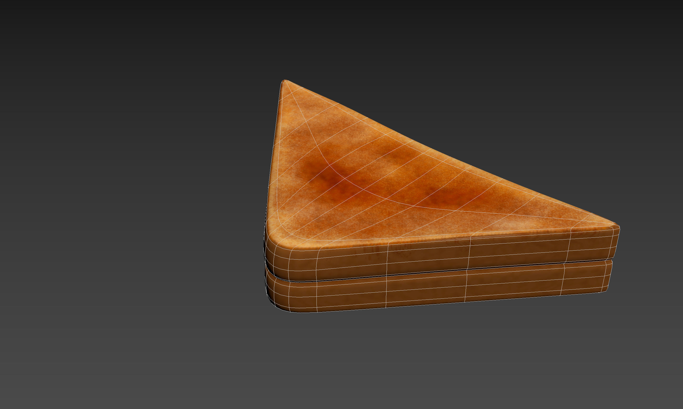 Grilled Cheese Sandwich Low-poly 3D model_16