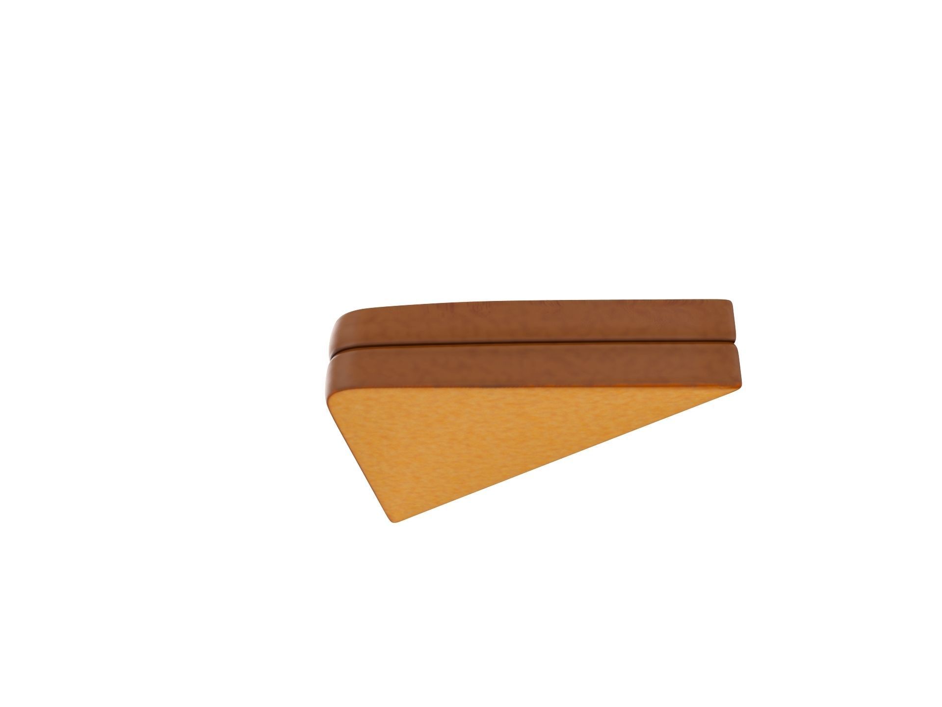 Grilled Cheese Sandwich Low-poly 3D model_4