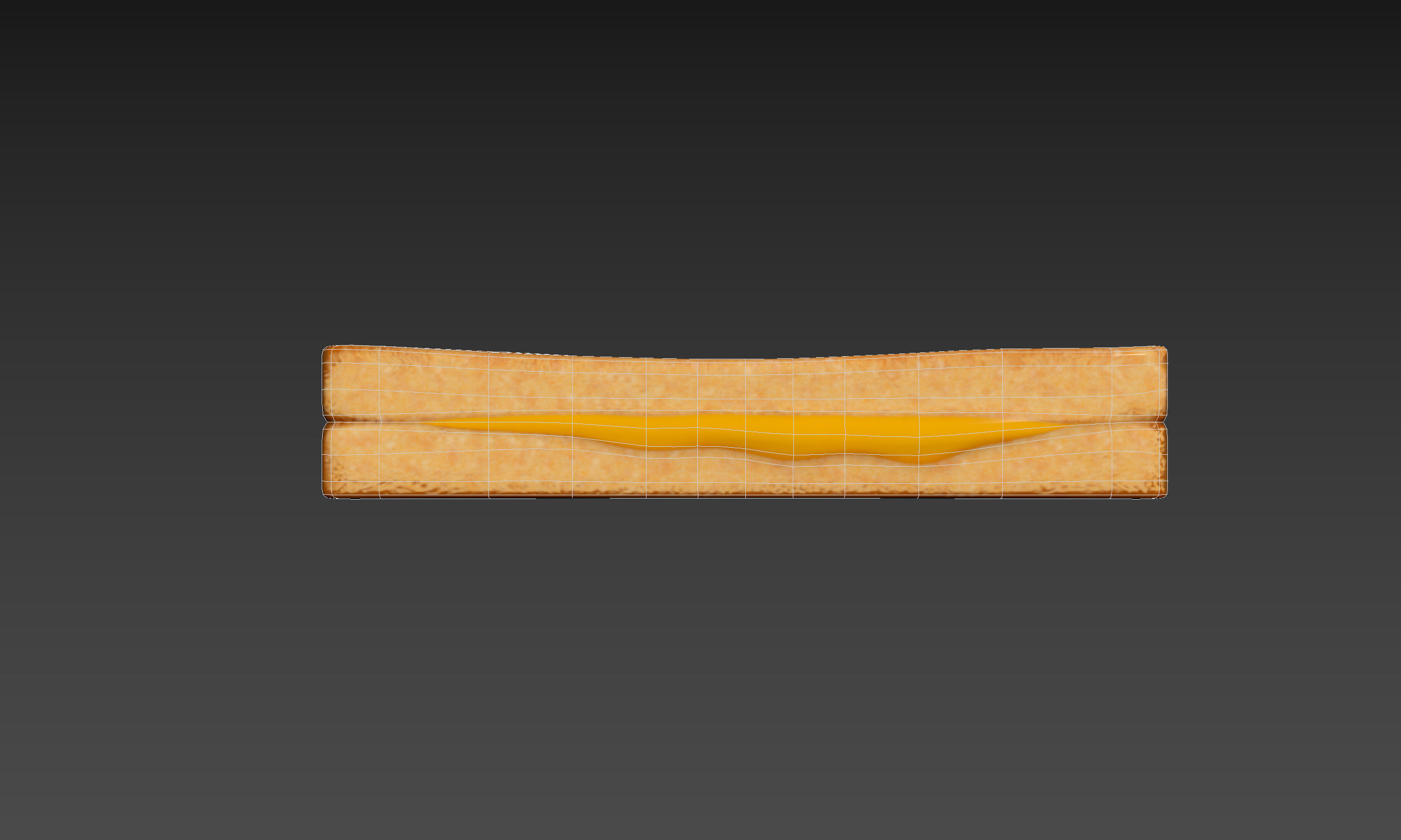 Grilled Cheese Sandwich Low-poly 3D model_13