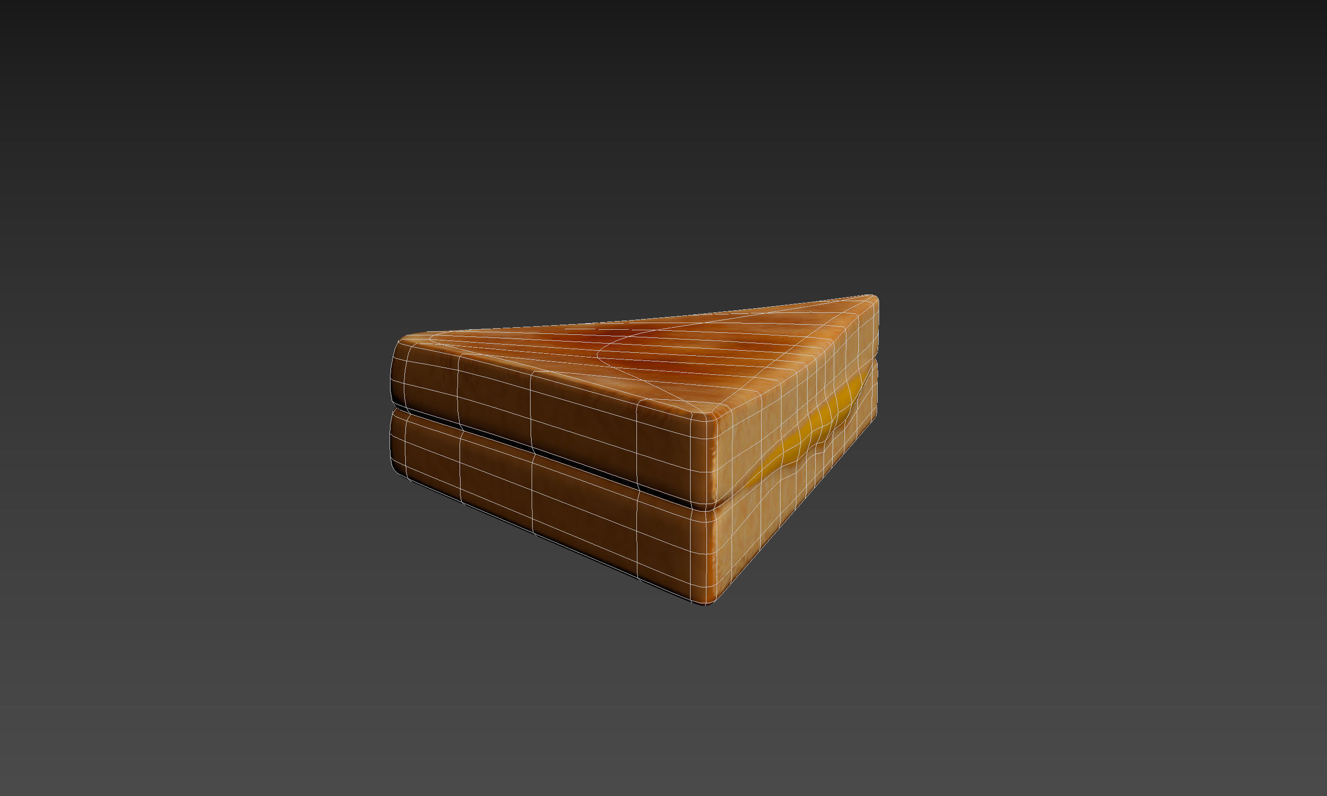 Grilled Cheese Sandwich Low-poly 3D model_14