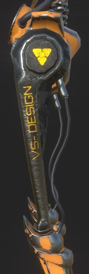 IXARUS SCI-FI 3D MID POLY 3d MODEL Game Ready Low-poly 3D model_9