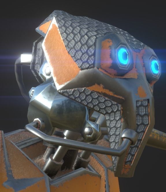 IXARUS SCI-FI 3D MID POLY 3d MODEL Game Ready Low-poly 3D model_2