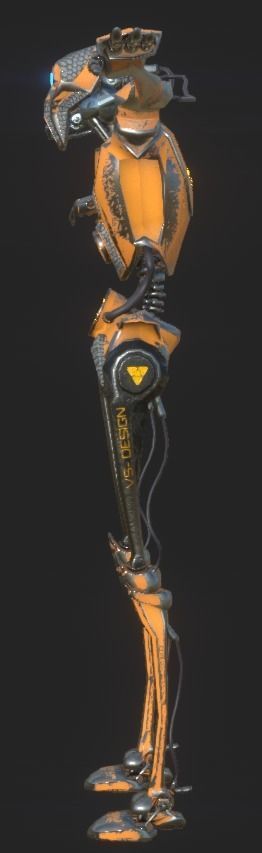 IXARUS SCI-FI 3D MID POLY 3d MODEL Game Ready Low-poly 3D model_7