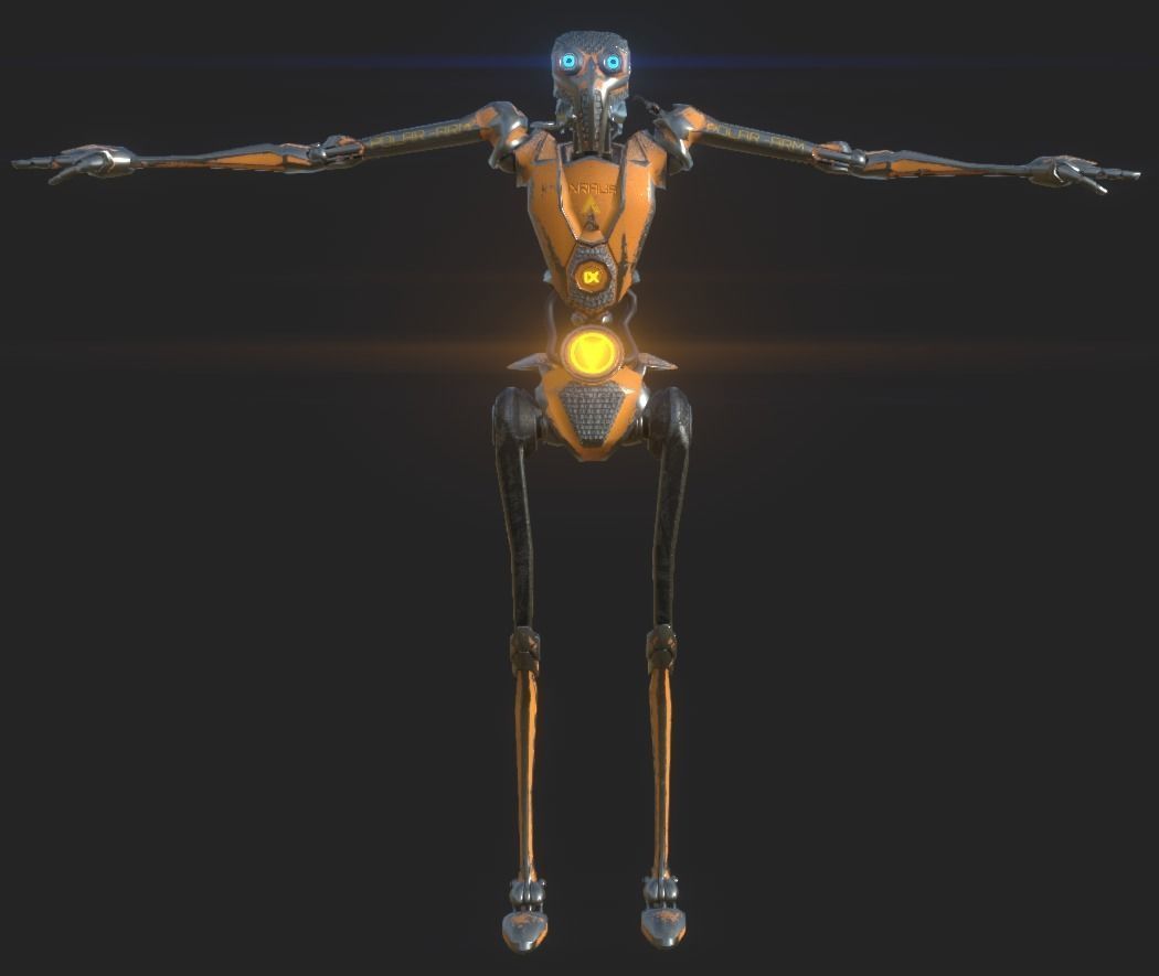 IXARUS SCI-FI 3D MID POLY 3d MODEL Game Ready Low-poly 3D model_6