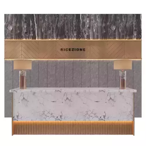 Reception resonance hotel desk