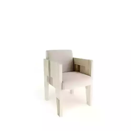 White Classic Armchair