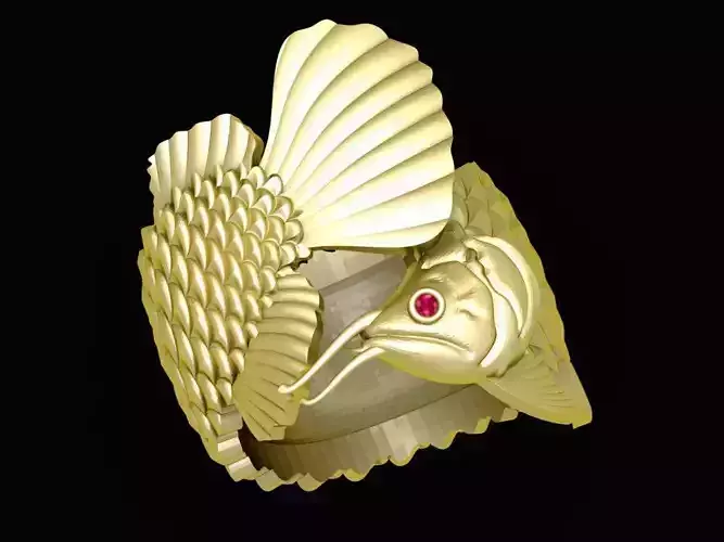 AROWANA RING 3024 3D print model