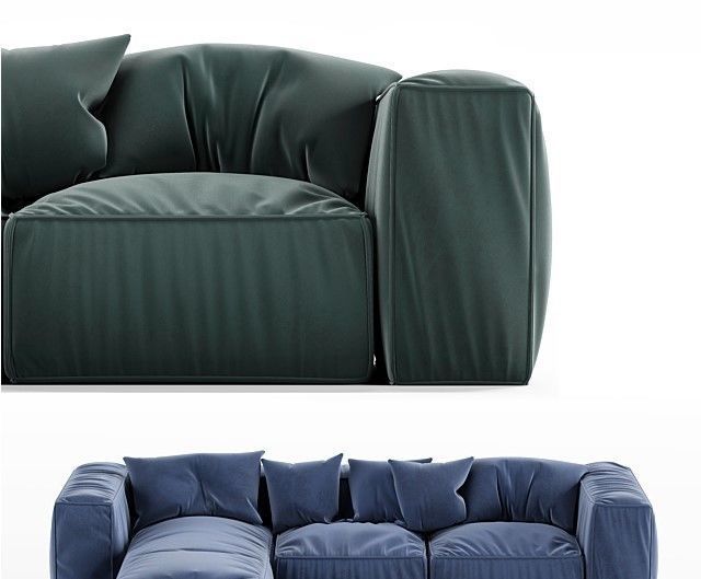 Bonaldo Peanut B Sofa Wrinkle model 3D model_1