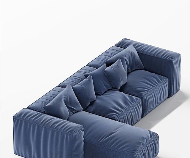 Bonaldo Peanut B Sofa Wrinkle model 3D model_2
