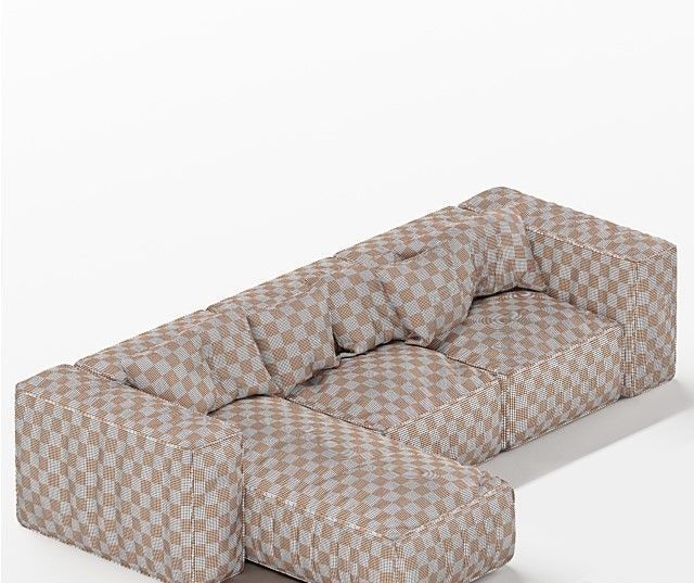 Bonaldo Peanut B Sofa Wrinkle model 3D model_5