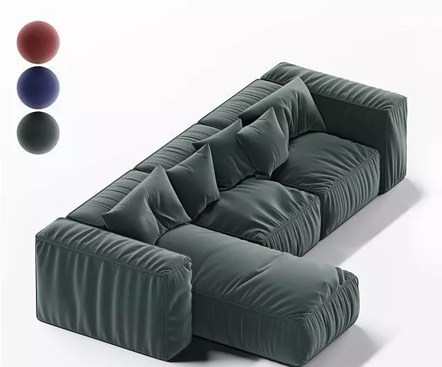 Bonaldo Peanut B Sofa Wrinkle model 3D model_0
