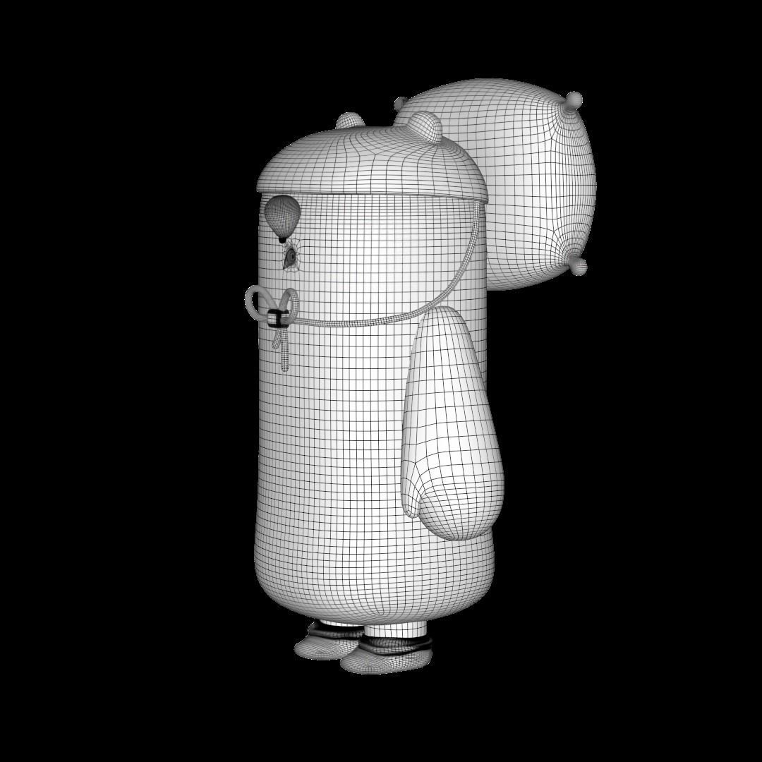 Sleepy Panda 3D print model_5