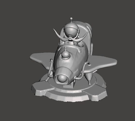 Astronaut Corki 3D Model 3D print model