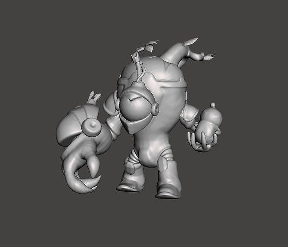 Astronaut Maokai 3D Model 3D print model