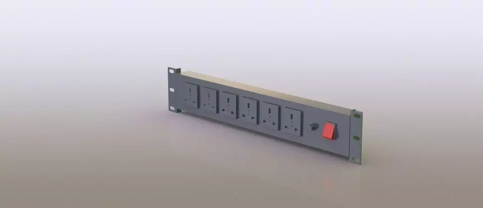Elcom-power distribution box 3D model_0