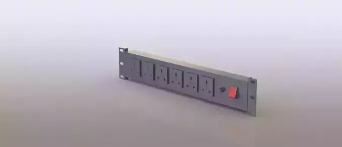 Elcom-power distribution box 3D model