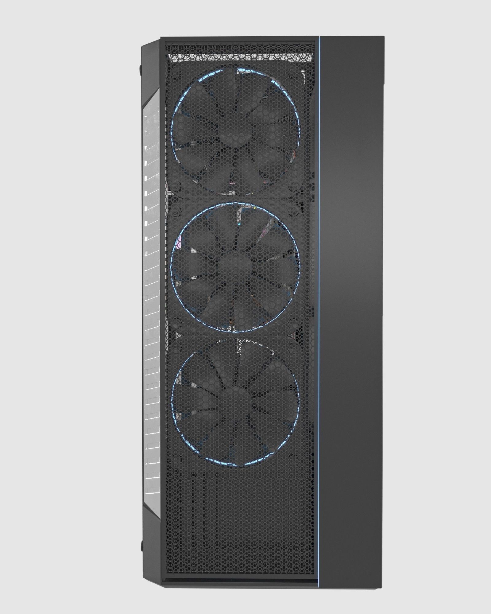 Gaming PC Low-poly 3D model_4
