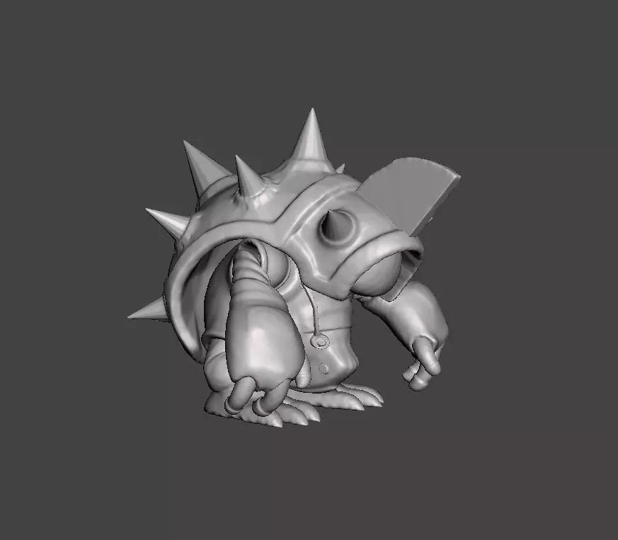Astronaut Rammus 3D Model 3D print model_0