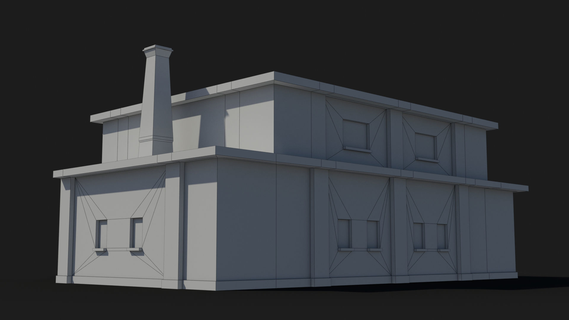 Factory xx17 Low-poly 3D model_11