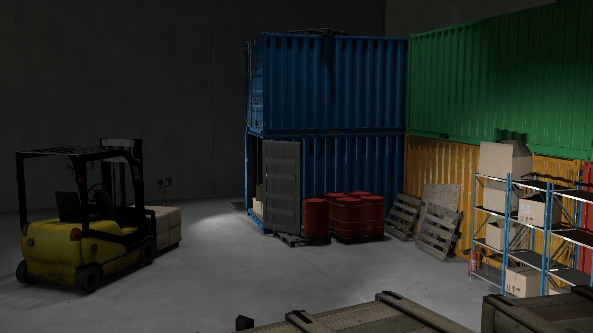Warehouse Props Pack Low-poly 3D model_23