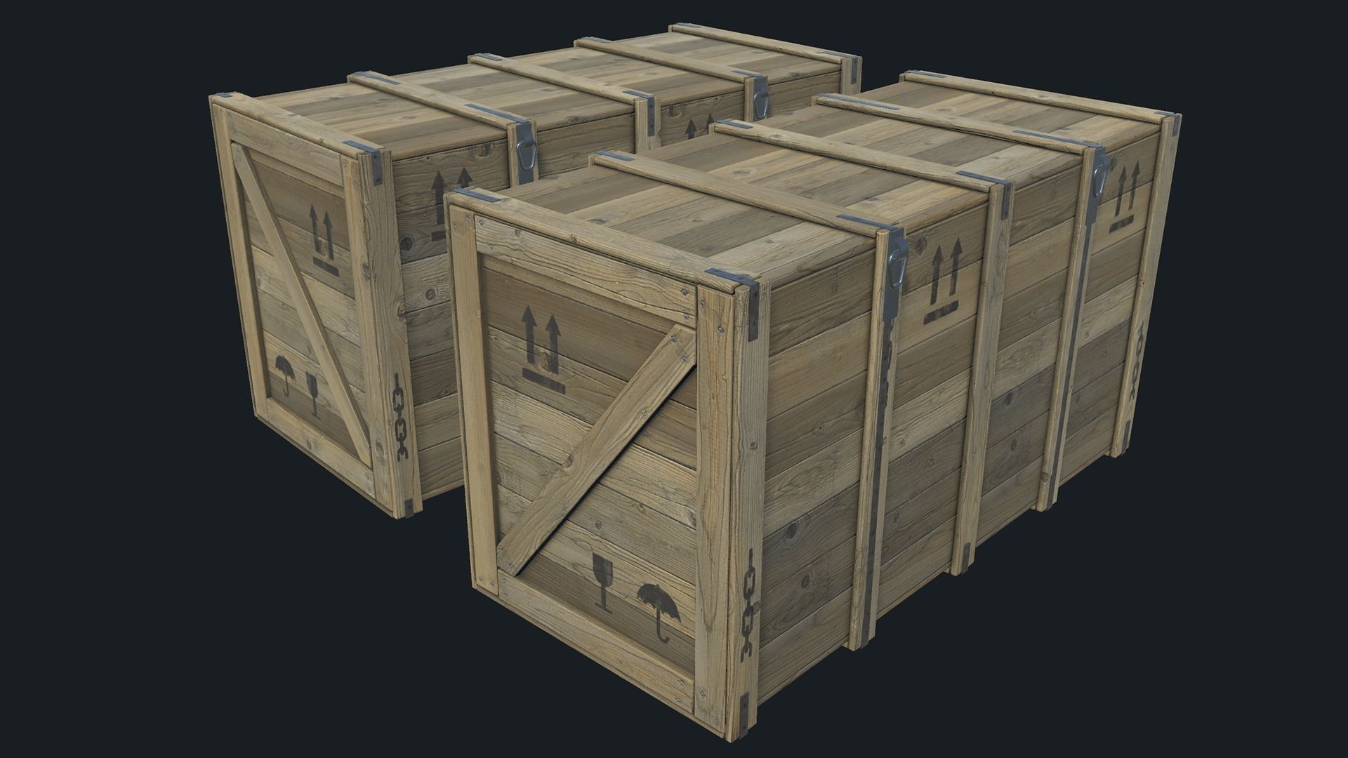 Warehouse Props Pack Low-poly 3D model_16