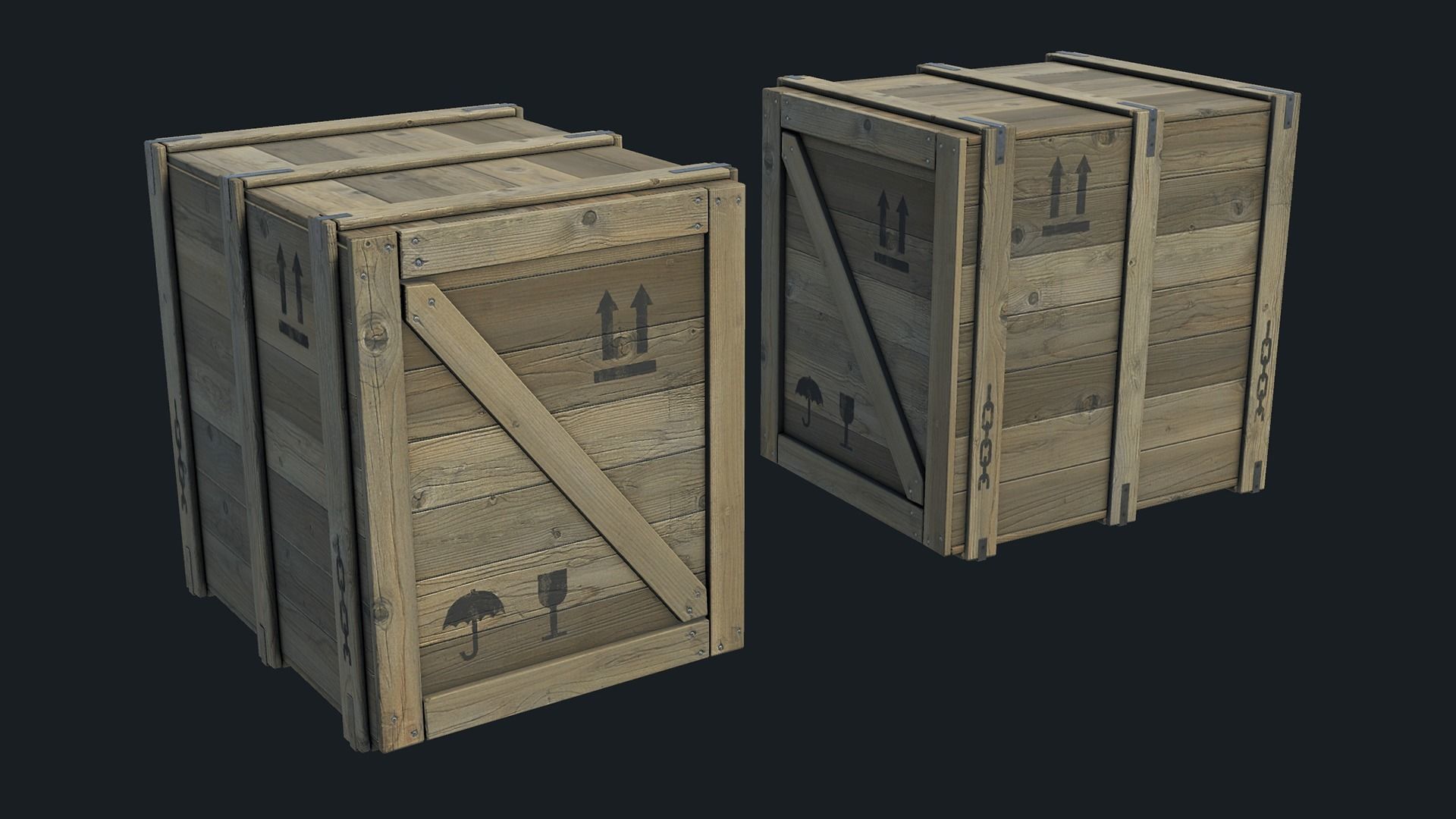Warehouse Props Pack Low-poly 3D model_8