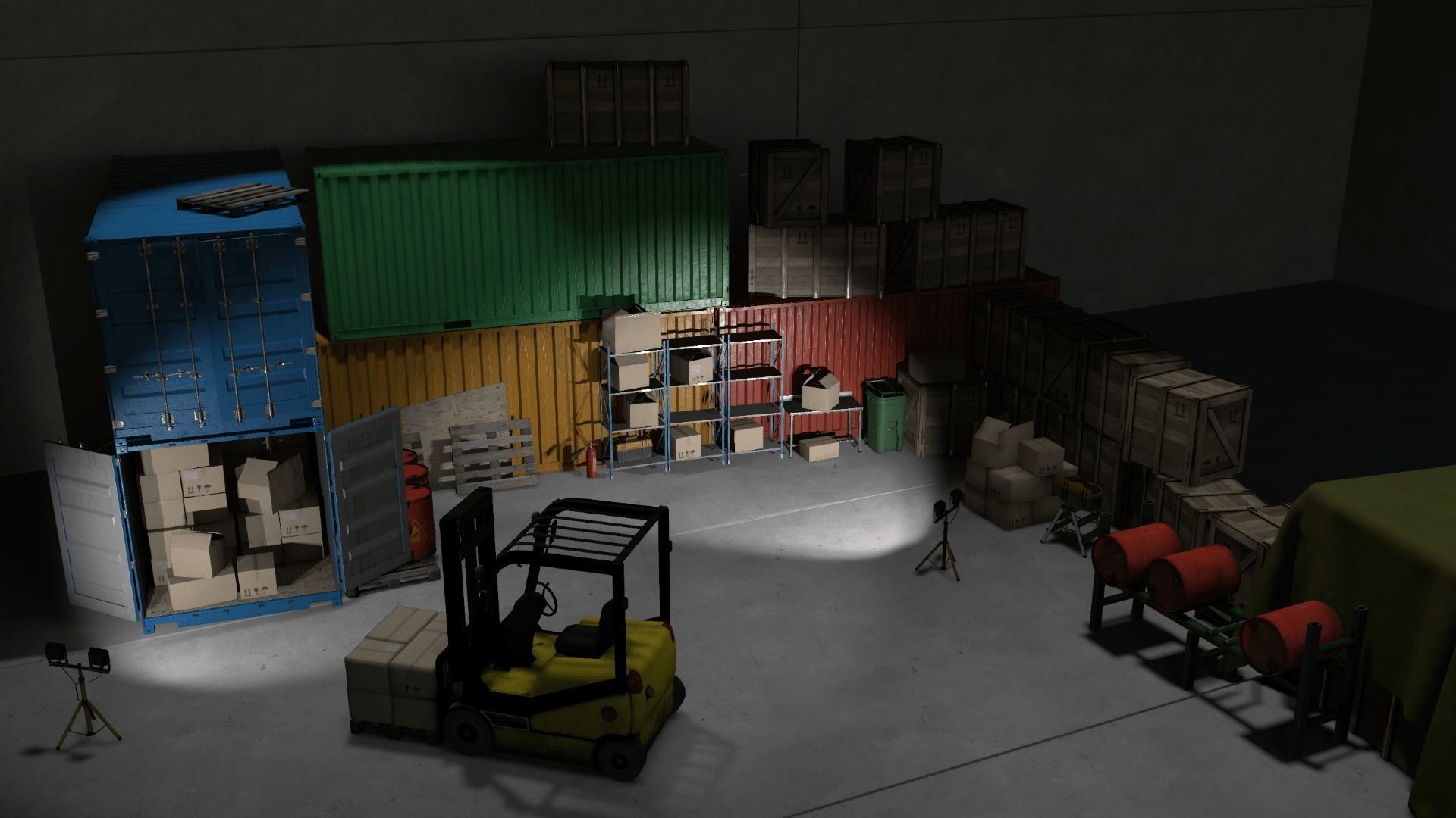Warehouse Props Pack Low-poly 3D model_25