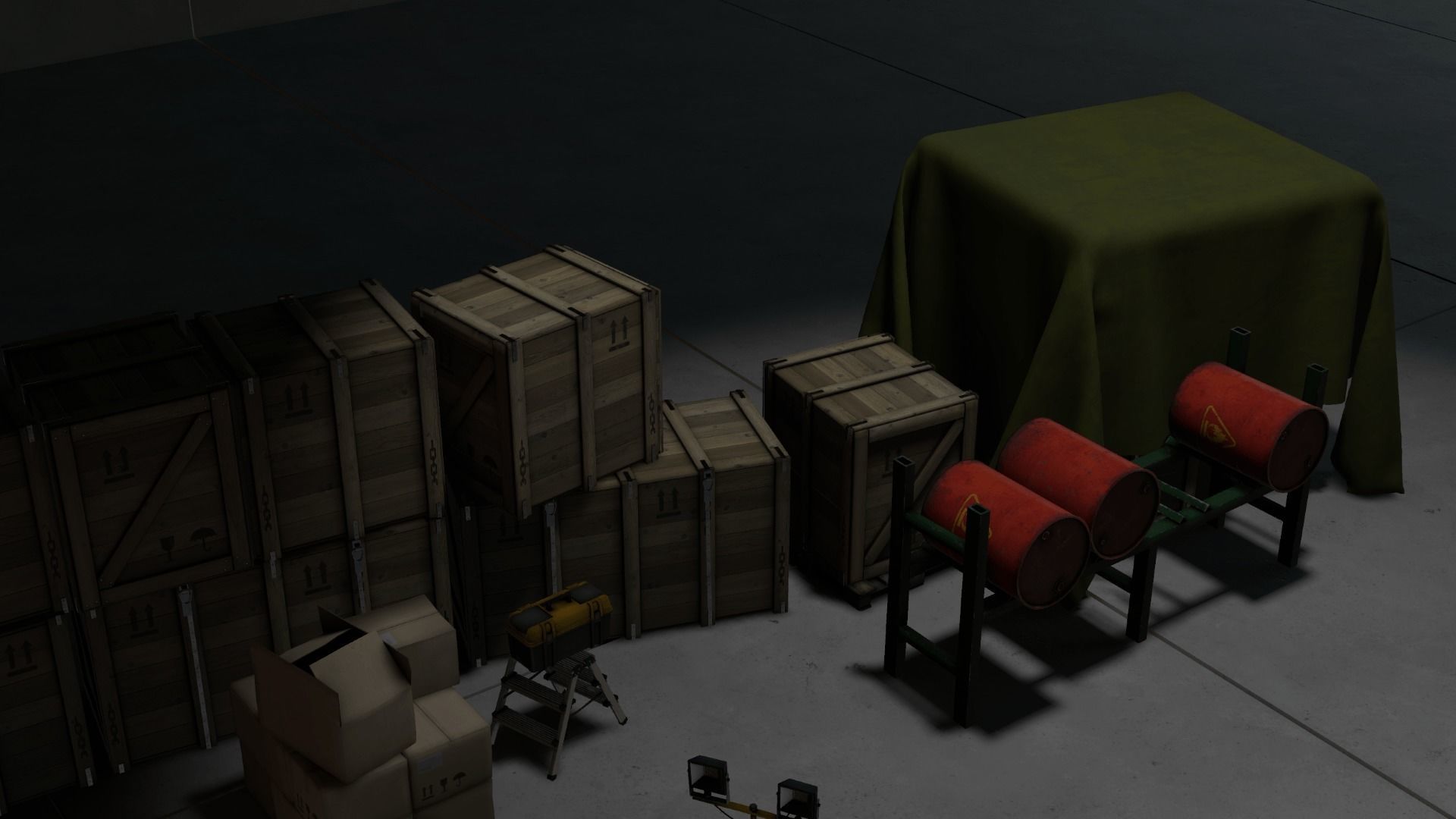 Warehouse Props Pack Low-poly 3D model_26