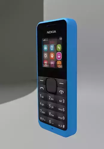 Nokia 105 Blue body