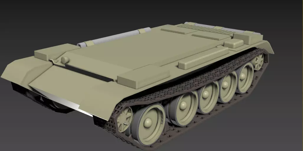 tank  body 3D model_0