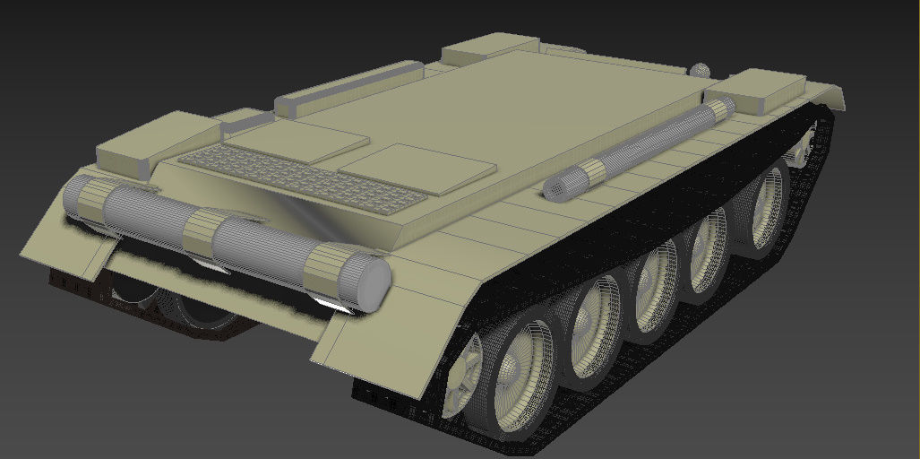 tank  body 3D model_5