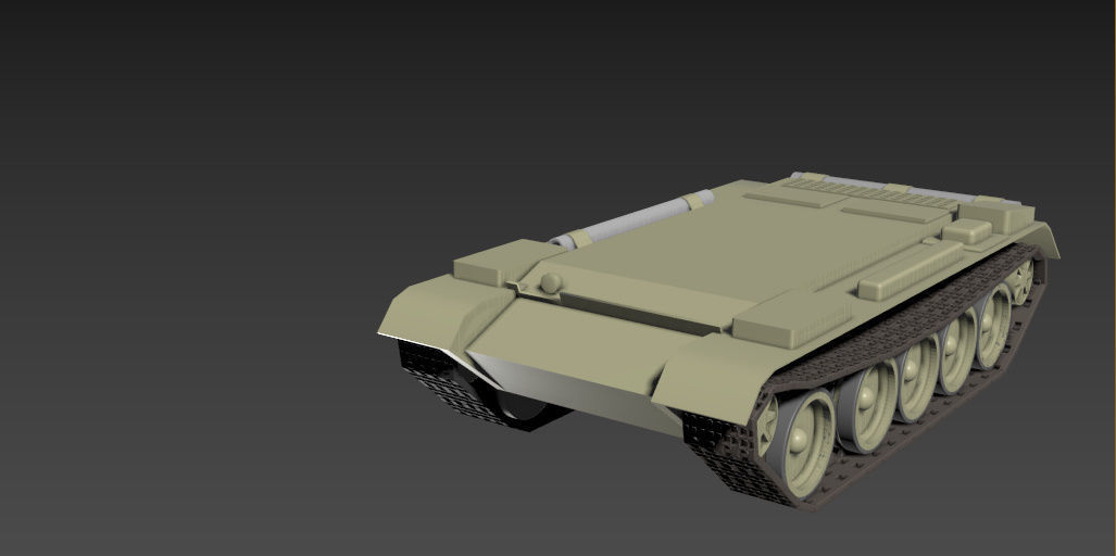 tank  body 3D model_12