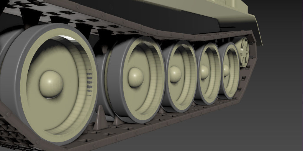 tank  body 3D model_6