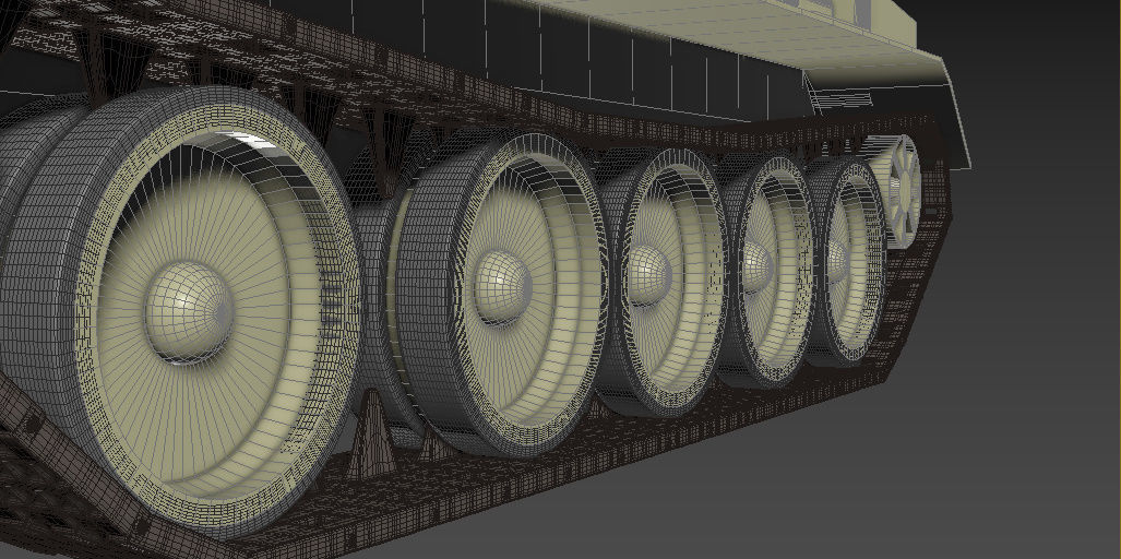 tank  body 3D model_7
