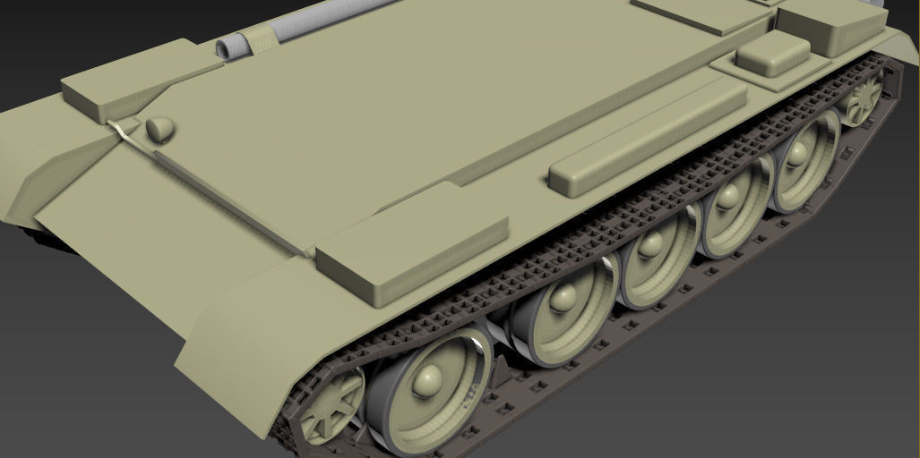 tank  body 3D model_10