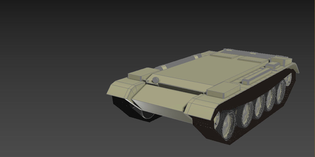 tank  body 3D model_13