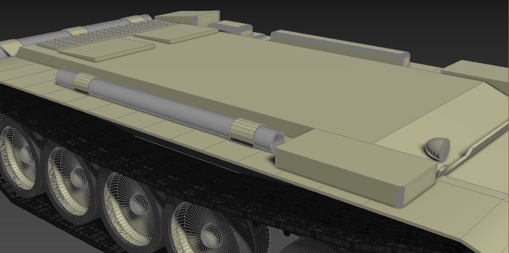 tank  body 3D model_9