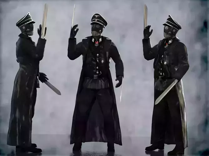 Karl Ruprecht Kroenen from Hellboy Low-poly 3D model