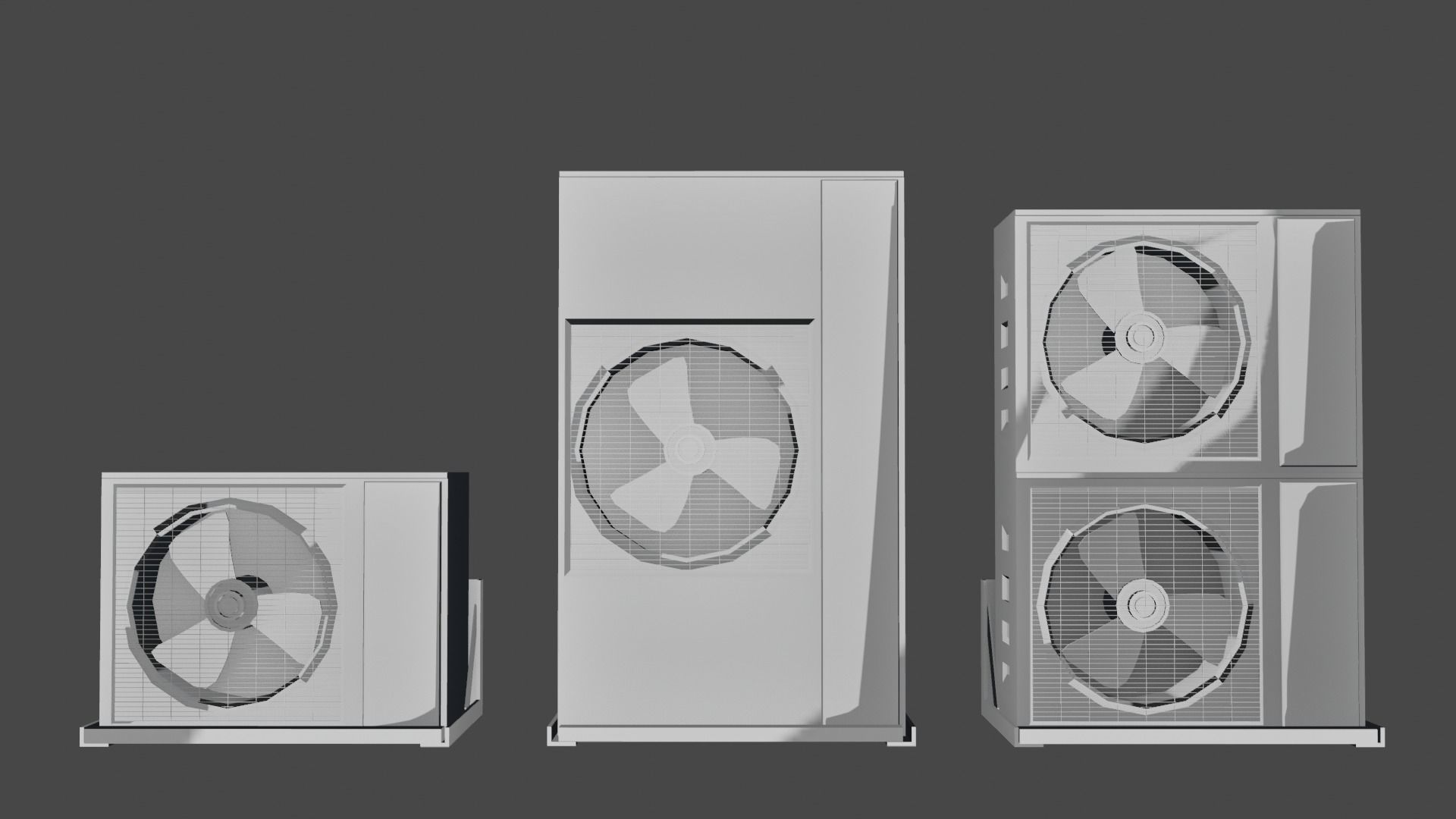 3D model old air conditioner VR / AR / low-poly | CGTrader