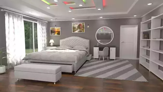 Comfortable bed room