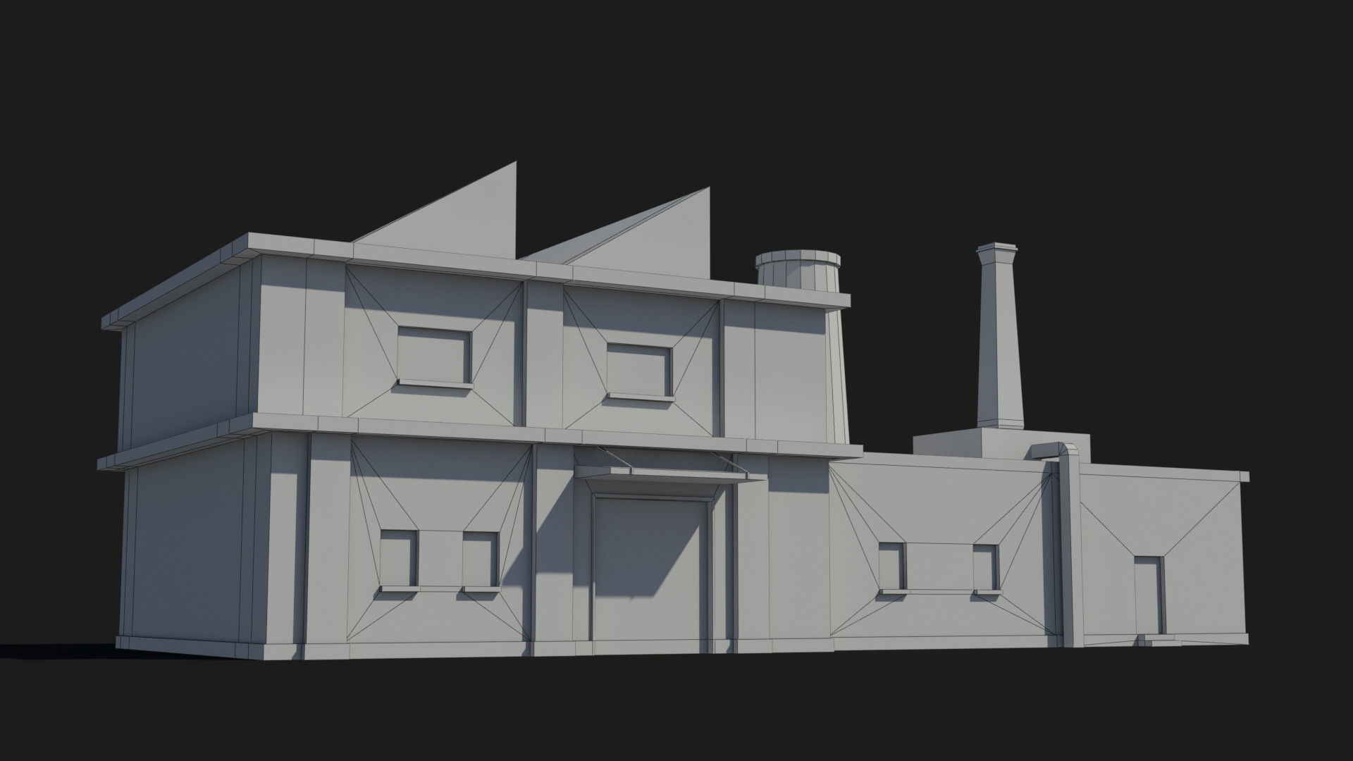Factory xx18 Low-poly 3D model_8
