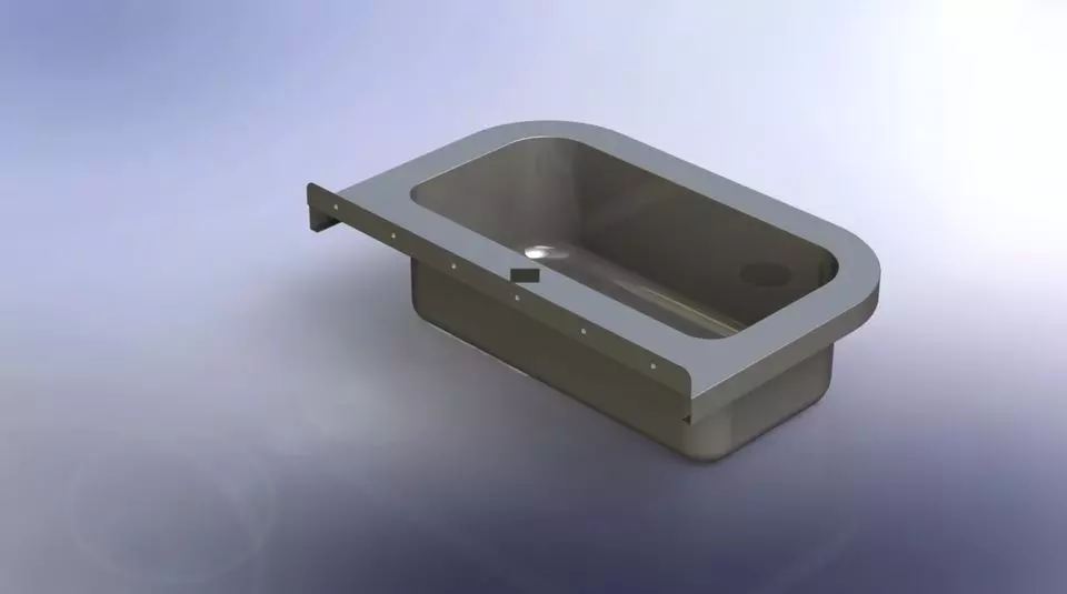 Nirali SS Wash Basin 3D model_0