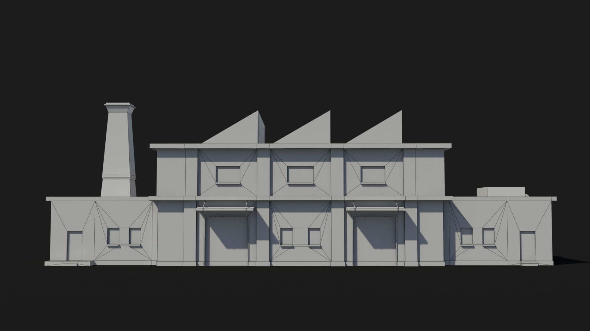 Factory xx19 Low-poly 3D model_8