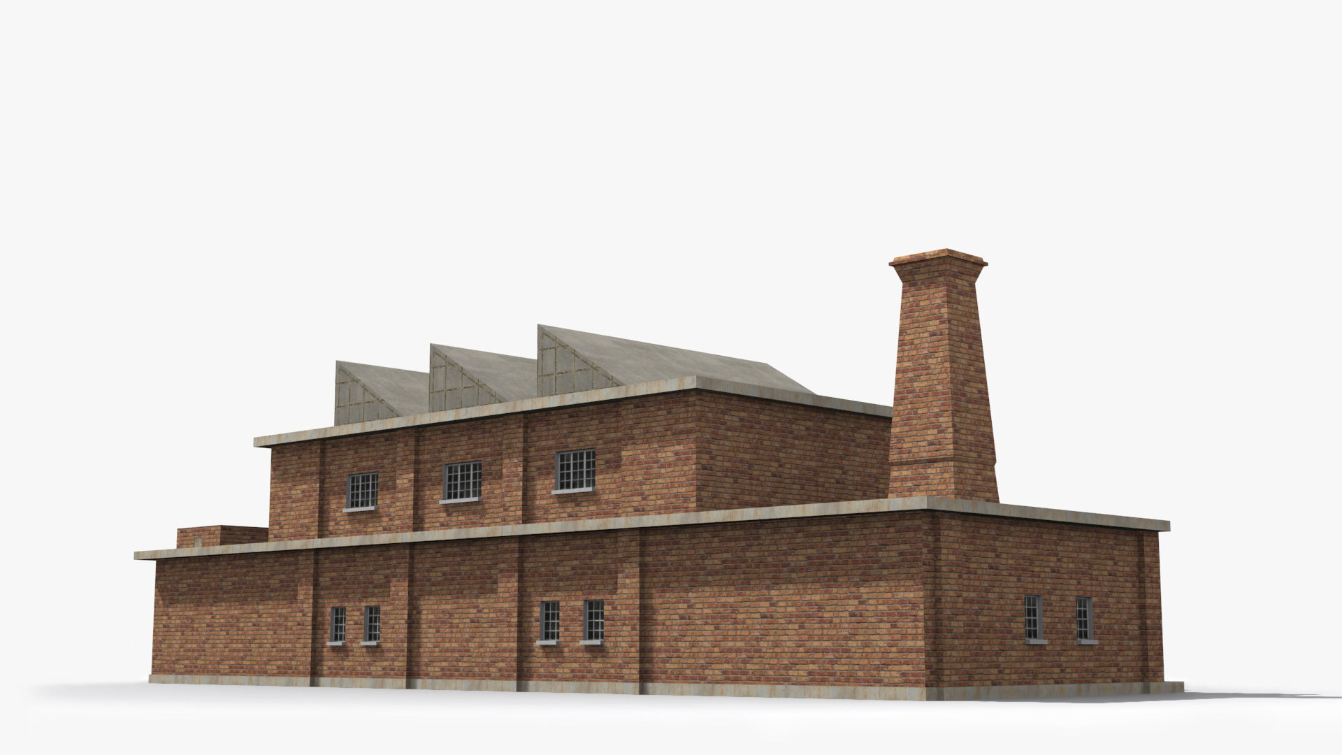 Factory xx19 Low-poly 3D model_5
